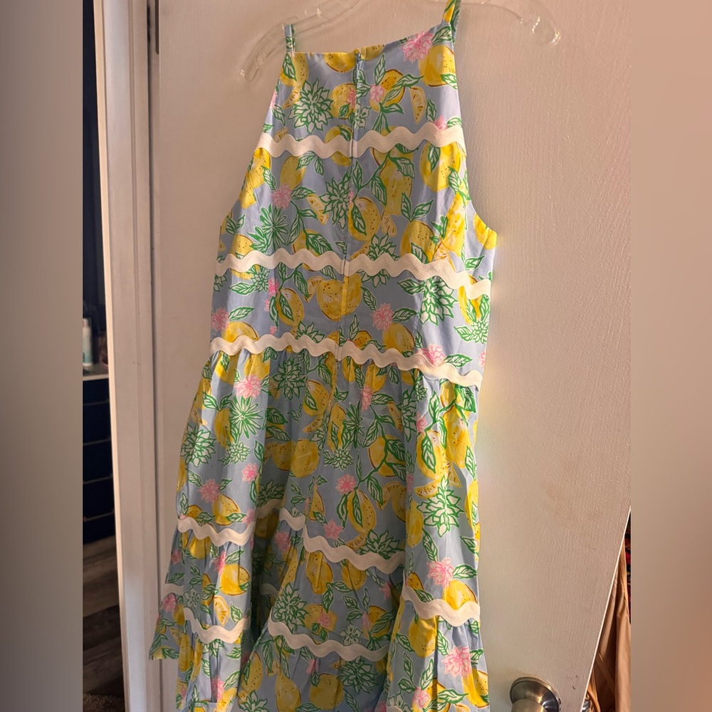 Lilly Pulitzer Angelynn Women's Size 16 Bluette Make Lemonade Dress NWT - Picture 2 of 11